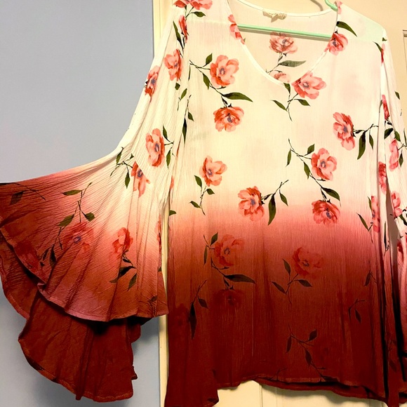 Mystree Tops - Mystree Ombré Blouse